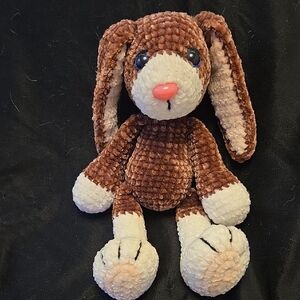 Plush Brown and Cream Bunny Stuffed Animal - Soft Toy